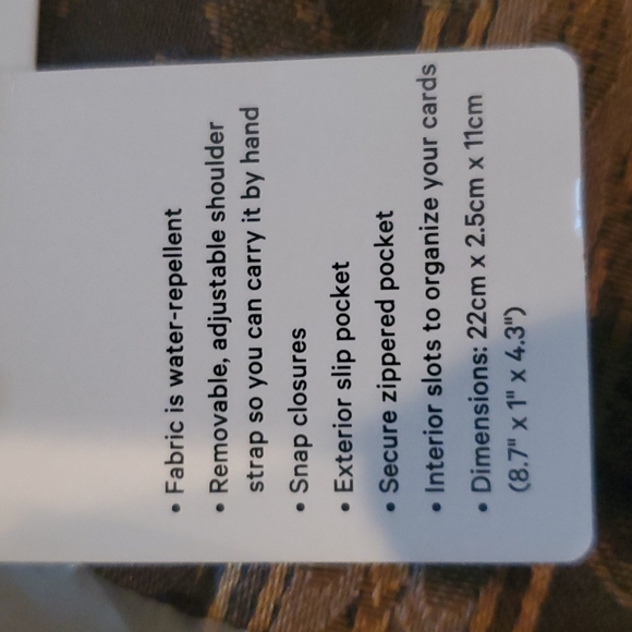 Lululemon crossberry clutch etc  bag tagged gorgeous maroon color gold accents - Picture 7 of 15